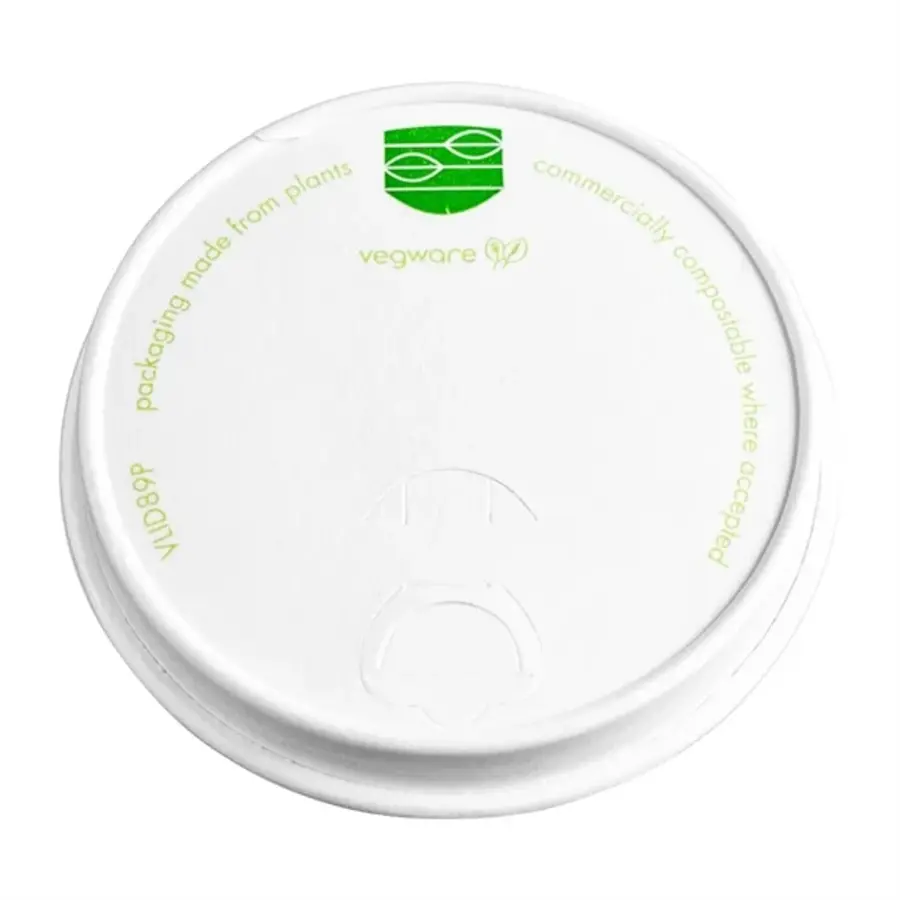 Kompostierbare Kaffeebecherdeckel der Serie 79 | (1000 Stück)