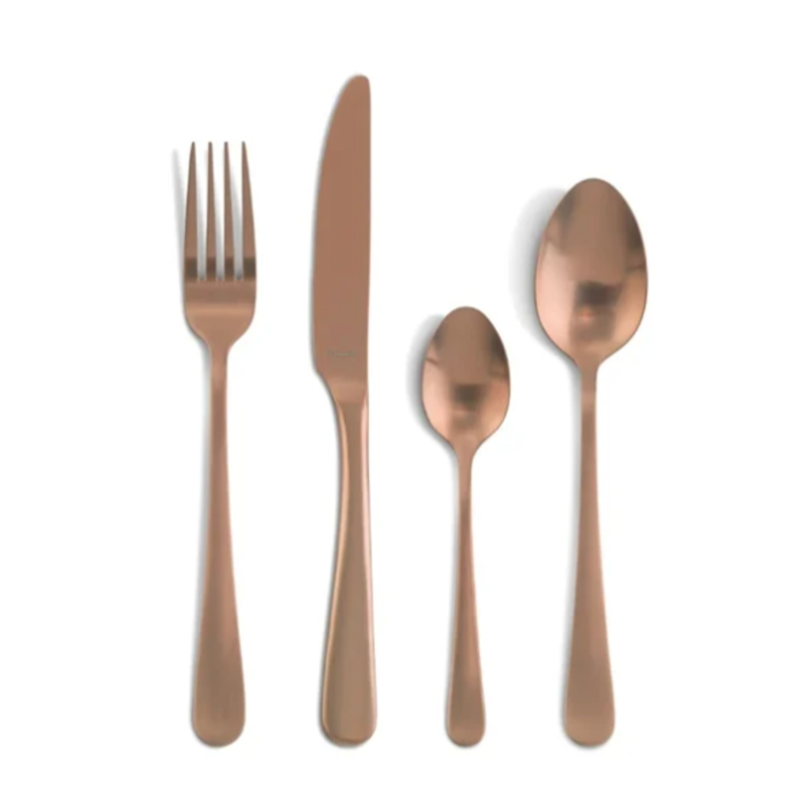 Blush medium teaspoon copper | Stainless steel | ( 12 pieces )