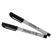 Sharpie Ultrafeiner Permanentmarker | Schwarz | (2 Stück)