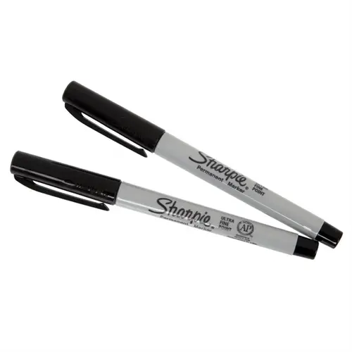  Sharp Sharpie Ultra Fine Permanent Marker | Black | (2 Pack) 