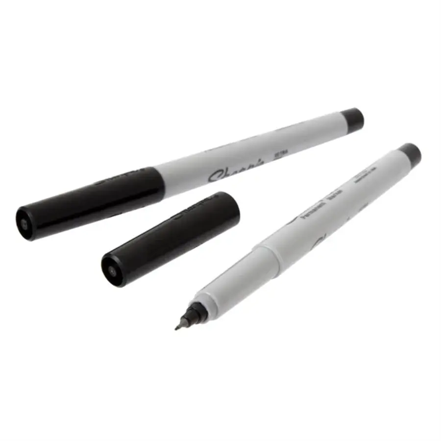 Sharpie Ultra Fine Permanentmarker | Schwarz | (2 Stück)