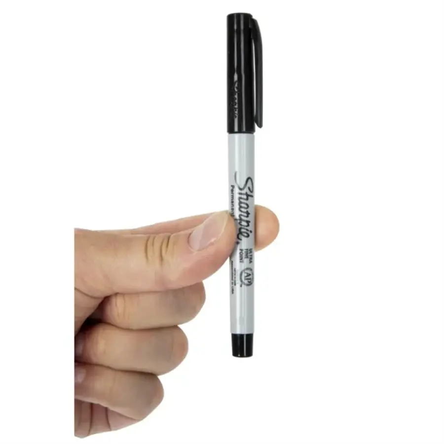 Sharpie Ultra Fine Permanentmarker | Schwarz | (2 Stück)