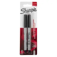 Sharpie Ultra Fine Permanentmarker | Schwarz | (2 Stück)