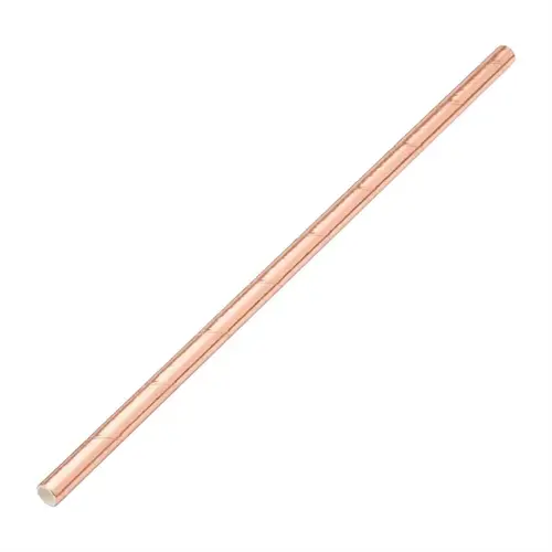  HorecaTraders Utopia Biodegradable Paper Straws Copper | (250 pieces) 