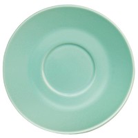 Turquoise cappuccino dishes (12 pieces)