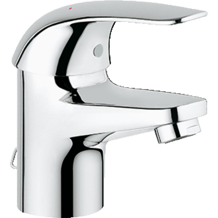 Robinet de lavabo à poser, levier unique, 1 trou, chromé