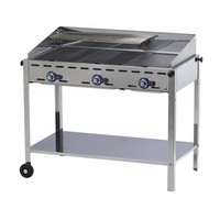 Barbecue à gaz professionnel | 3 brûleurs