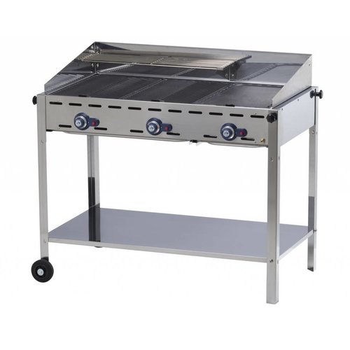  Hendi Professioneller Gasgrill | 3 Brenner 