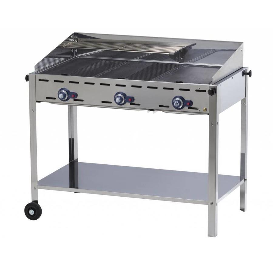 Barbecue à gaz professionnel | 3 brûleurs