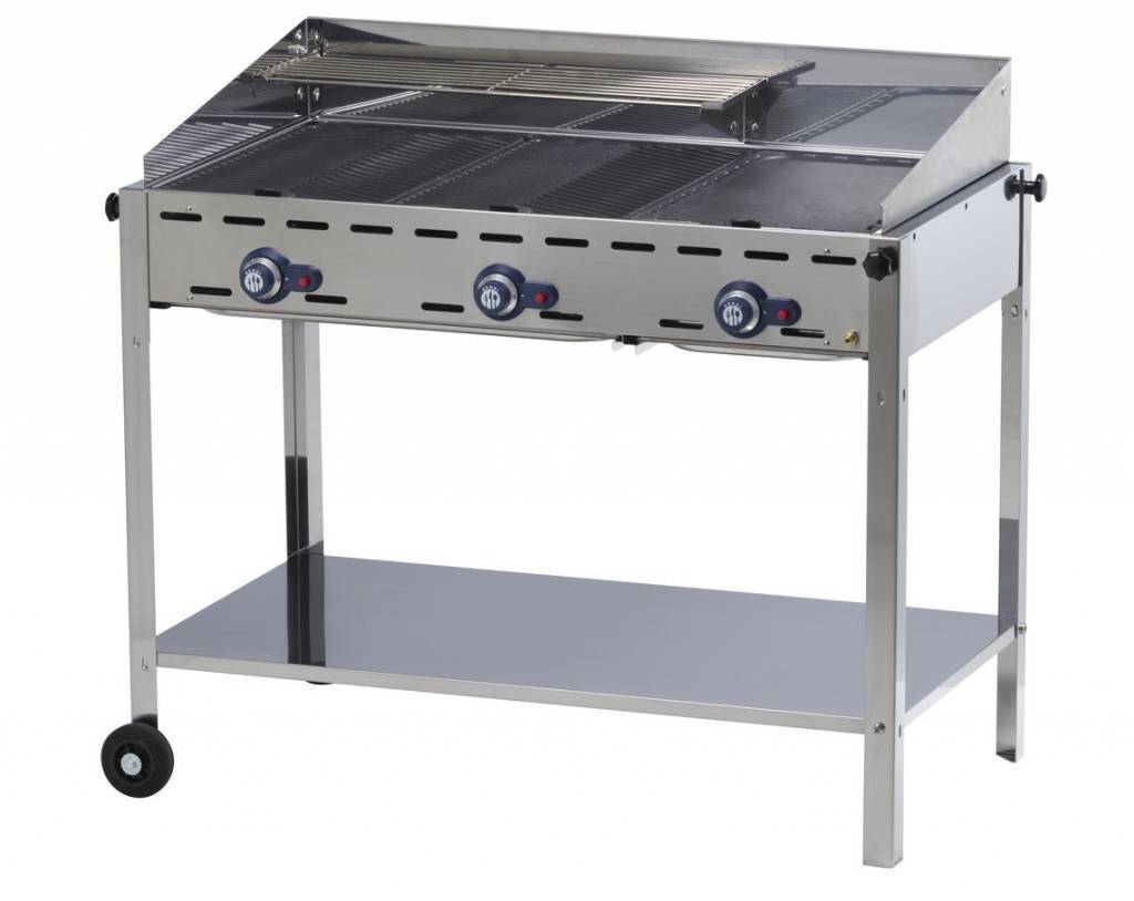 Buy Professional Gas barbecue 3 burners online HorecaTraders