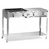 Hendi Gas Barbecue with base and wheels