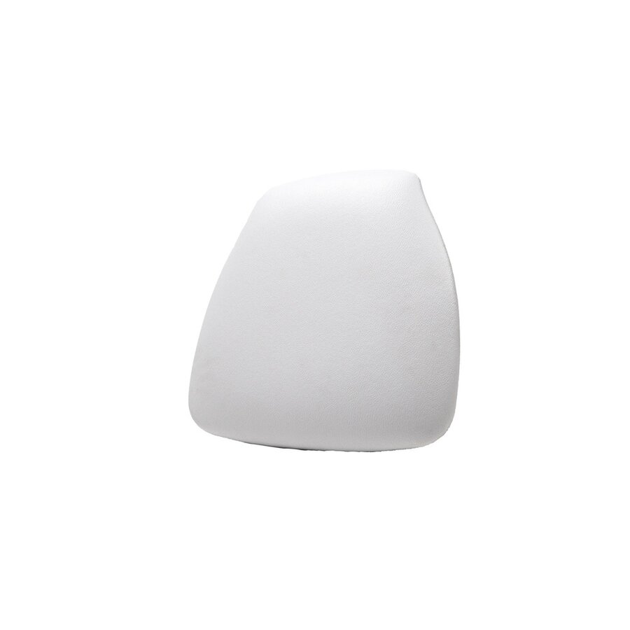 Coussin similicuir blanc pour chaise Napoléon/Tiffany - 38,5 x 40 x 2,5 cm (l x p x h)