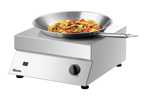  Bartscher Wok à induction 7000 watts 400 volts 50/60 Hz 