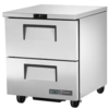 True True refrigerator with 2 drawers tuc-27d-2-hc