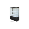 Wandkühlung | Kronos 130 | schwarz und weiß | mit Nachtvorhang | B131 x T67 x H192 cm | 46244
