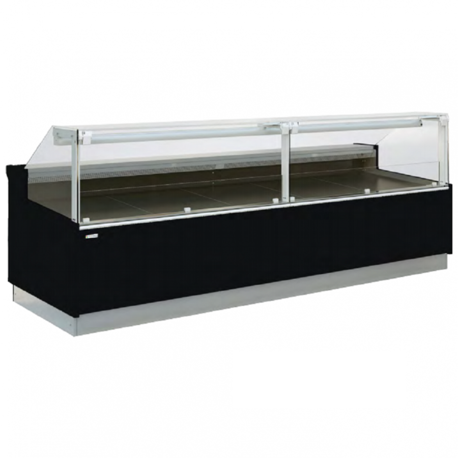 Vitrine réfrigérée noire VAD1875B 193,5x111,4x121 cm
