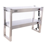 Pont thermique en acier inoxydable pour livraison à 2 niveaux 900 x 300 x 650 mm