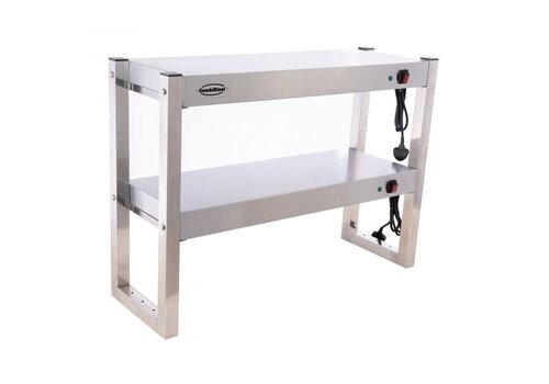 Combisteel Pont thermique en acier inoxydable pour livraison à 2 niveaux 900 x 300 x 650 mm 