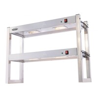 Pont thermique en acier inoxydable pour livraison à 2 niveaux 900 x 300 x 650 mm