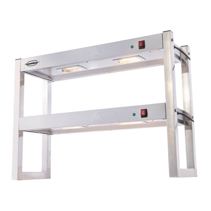 Stainless steel thermal bridge for 2-level delivery 900 x 300 x 650 mm