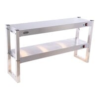 Stainless steel thermal bridge for dispensing 2 trays 1200 x 300 x 650 mm -