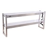 Combisteel Pont thermique en acier inoxydable pour livraison à 2 niveaux 1500 x 300 x 650 mm
