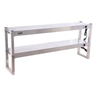 Pont thermique en acier inoxydable pour livraison à 2 niveaux 1500 x 300 x 650 mm