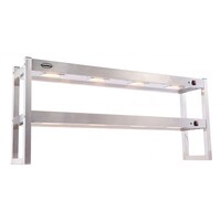 Pont thermique en acier inoxydable pour livraison à 2 niveaux 1500 x 300 x 650 mm
