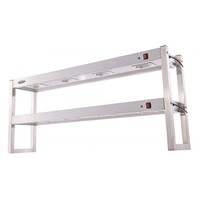 Pont thermique en acier inoxydable pour livraison à 2 niveaux 1500 x 300 x 650 mm