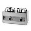 Hendi Bain Marie 2 Töpfe mit Deckel