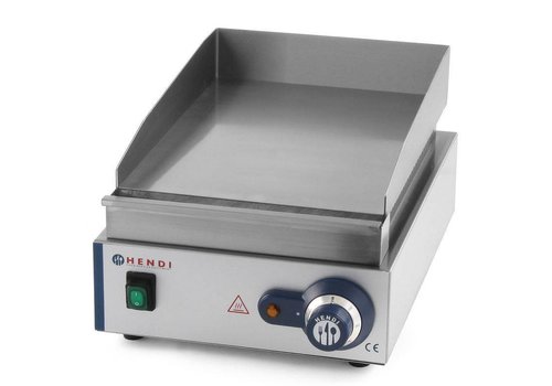  Hendi Elektrische Grillplatte | Edelstahl | 33x27cm 