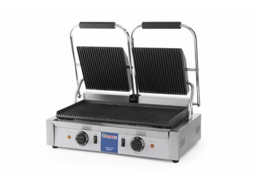  Hendi Contact grill double | 57x37x21 cm 