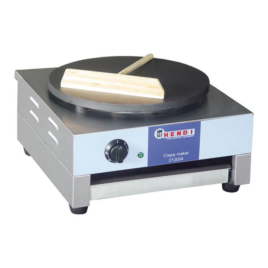 Crepe baking tray | Ø 400 mm | 3000 W | Stainless steel | including divider