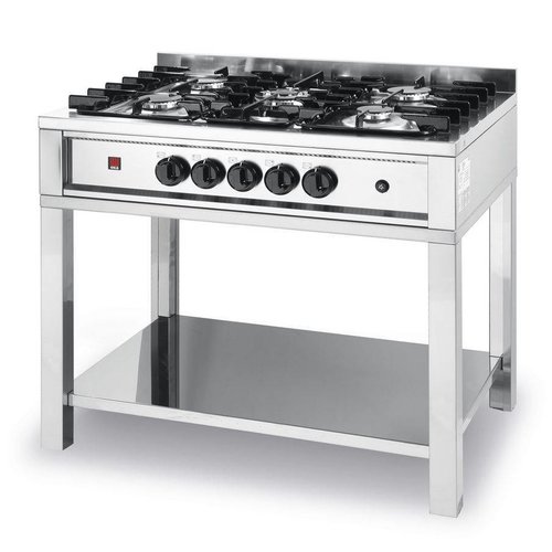  Hendi Gas cooking table | 5 Burners 