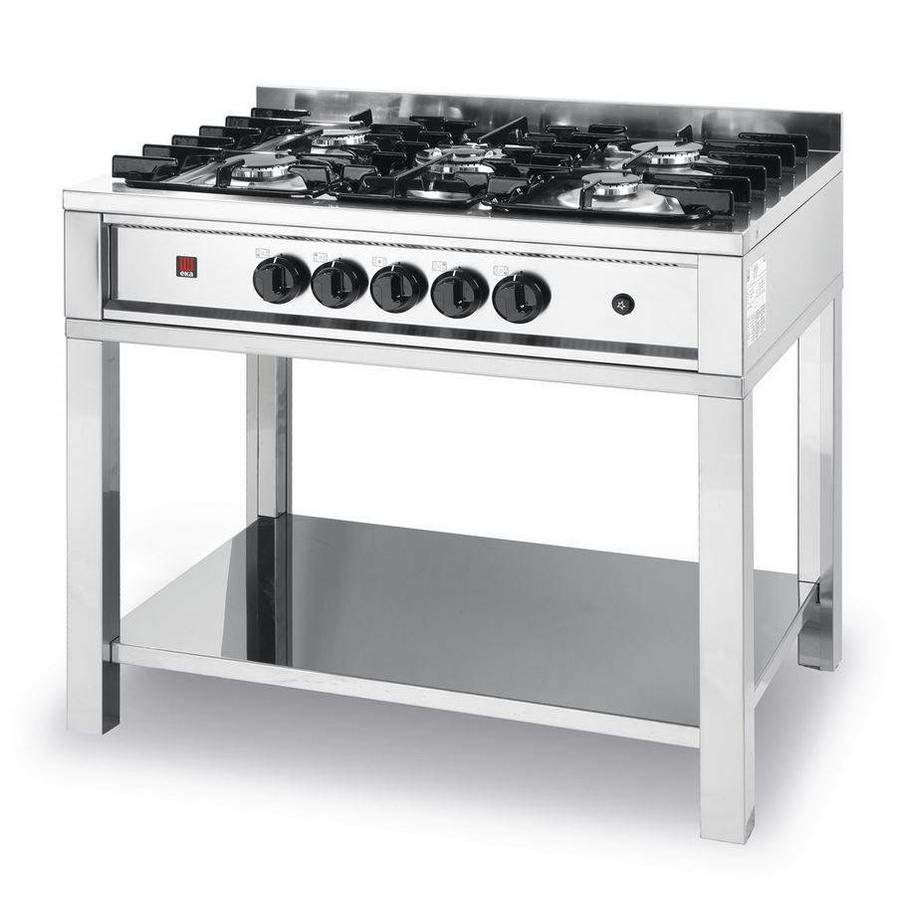 Gas cooking table | 5 Burners