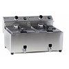 Hendi Friteuse électrique professionnelle | 2x8 litres
