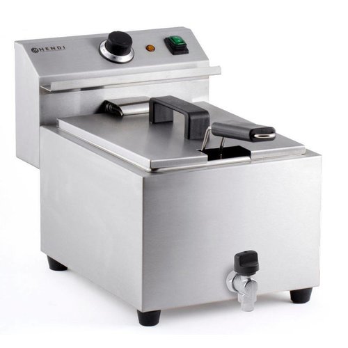  Hendi Friteuse avec robinet MasterCook 8 litres 
