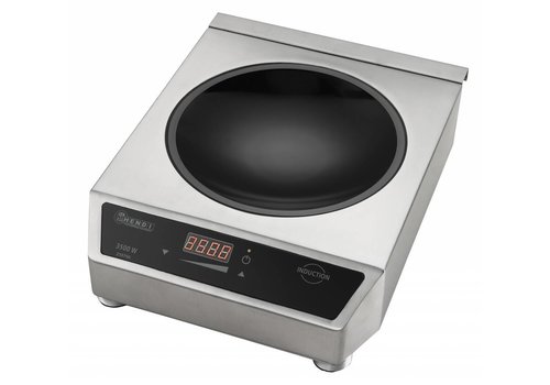  Hendi Digital Adjustable Round Induction Wok | 3500 Watts 