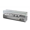 Hendi Refrigerated display case | Stainless steel | 9x GN 1/4 150 mm