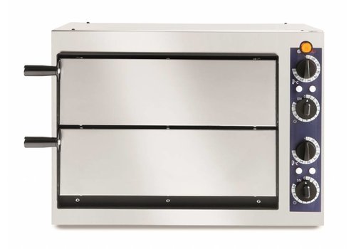  Hendi Four à pizza double pour l'hospitalité | 2400 watts | 2 pizzas 