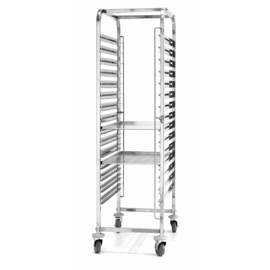 Shelving trolley 15 tiers | 60 x 40 cm
