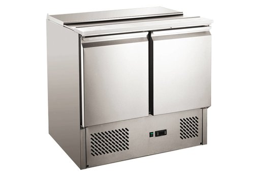  Hendi Saladette 900x698x1100 mm | Edelstahl 