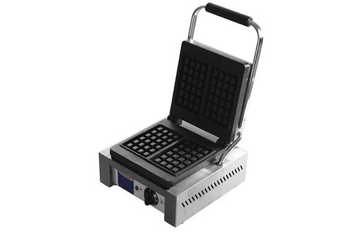  Hendi Stainless Steel Waffle Iron | Liege Waffles | 4x6CM 