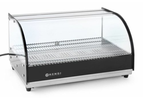  Hendi Infrared Warming Display Case | Stainless Steel 