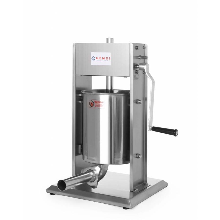 Machine de remplissage de saucisses professionnelle | 10 litres