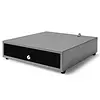 HorecaTraders Kassenschublade Schwarz/Grau 8 Münzfächer + 4 Scheinfächer Elektrisch (24V) 440x460x110mm