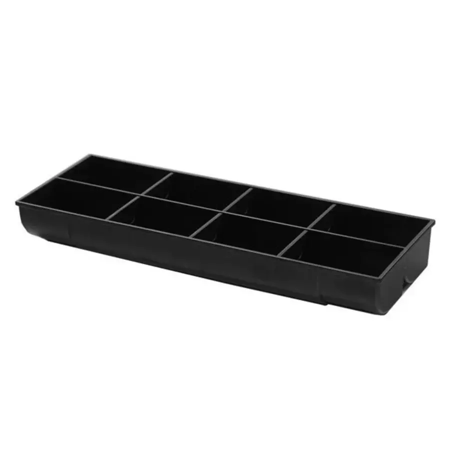 Münztablett Kassenschublade 423/HP-123 Einlegeschalen 8 Münzfächer 335x125x45mm