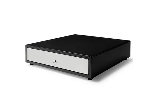  HorecaTraders Kassalade HP-123 Zwart/RVS  8 Muntvakken + 4 Biljetvakken Handmatig 405x420x110mm 