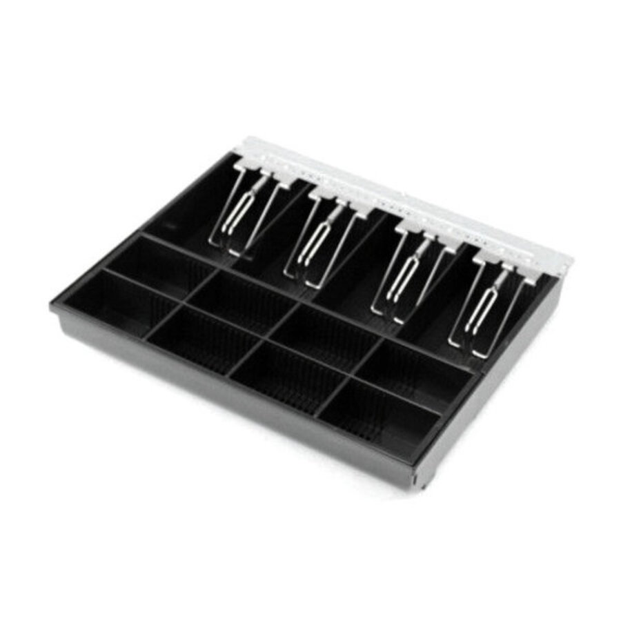 Einlegeschale Kassenladen HP-123 8 Münzfächer + 4 Scheinfächer Münzschale Herausnehmbar 359x326x64mm