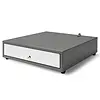 HorecaTraders Kassalade 423  Grijs/RVS 8 Muntvakken + 4 Biljetvakken  Elektrisch (12V/24V) 405x423x113mm
